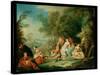 A Fete Champetre-Jean-Baptiste Pater-Stretched Canvas