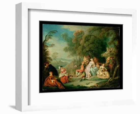 A Fete Champetre-Jean-Baptiste Pater-Framed Giclee Print