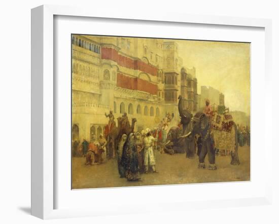 A Fete Day at Bekanir-Beloochistan, Bekanir-Edwin Lord Weeks-Framed Giclee Print