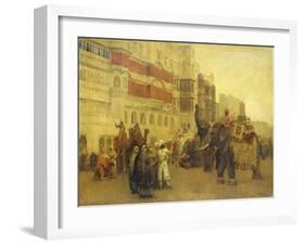 A Fete Day at Bekanir-Beloochistan, Bekanir-Edwin Lord Weeks-Framed Giclee Print