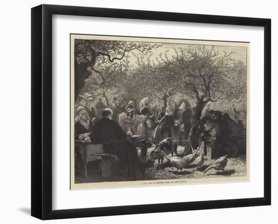 A Fete Day in Normandy after the Apple Harvest-null-Framed Giclee Print