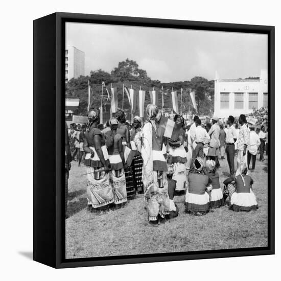 A Fete in Algeria, 1957-null-Framed Stretched Canvas