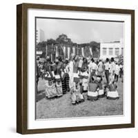 A Fete in Algeria, 1957-null-Framed Giclee Print