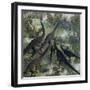 A Few Apatosaurus Join the Moving Herd-Stocktrek Images-Framed Art Print