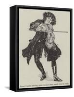 A Fiddle with One Tune-null-Framed Stretched Canvas