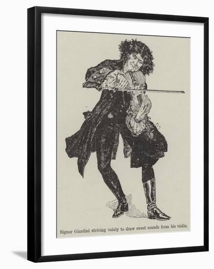 A Fiddle with One Tune-null-Framed Giclee Print