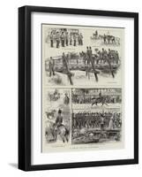 A Field Day at Aldershot-null-Framed Giclee Print