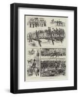 A Field Day at Aldershot-null-Framed Premium Giclee Print