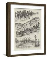 A Field Day at Aldershot-null-Framed Giclee Print