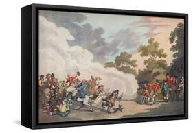 A Field Day in Hyde Park, 1789, (1914)-Thomas Malton II-Framed Stretched Canvas