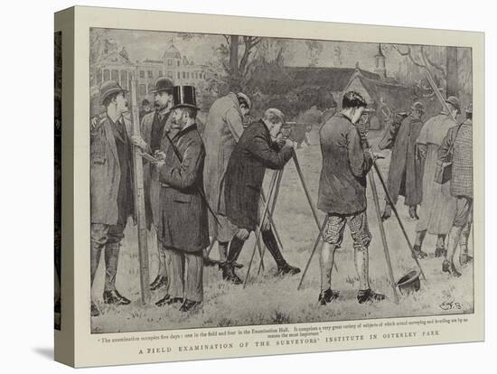 A Field Examination of the Surveyors' Institute in Osterley Park-Edward Frederick Brewtnall-Stretched Canvas