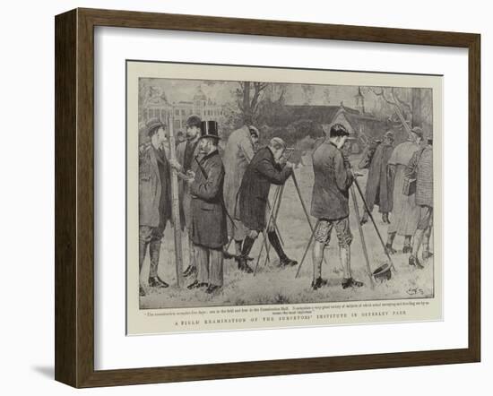 A Field Examination of the Surveyors' Institute in Osterley Park-Edward Frederick Brewtnall-Framed Giclee Print