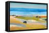 A Field in Iceland-Jan Weiss-Framed Stretched Canvas