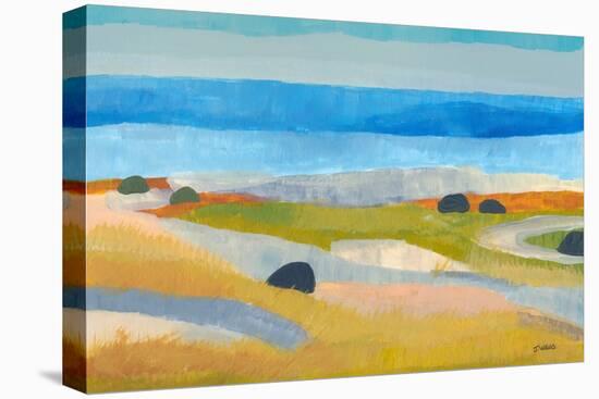 A Field in Iceland-Jan Weiss-Stretched Canvas