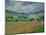 A field of poppies. Canvas.-Claude Monet-Mounted Giclee Print