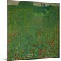 A field of poppies. Oil on canvas.-Gustav Klimt-Mounted Giclee Print