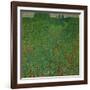 A field of poppies. Oil on canvas.-Gustav Klimt-Framed Giclee Print