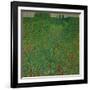 A field of poppies. Oil on canvas.-Gustav Klimt-Framed Giclee Print