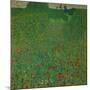 A field of poppies. Oil on canvas.-Gustav Klimt-Mounted Giclee Print