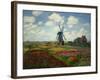 A Field of Tulips in Holland, 1886-Claude Monet-Framed Giclee Print