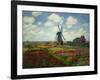 A Field of Tulips in Holland, 1886-Claude Monet-Framed Giclee Print