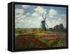 A Field of Tulips in Holland, 1886-Claude Monet-Framed Stretched Canvas