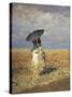 A Field of Wheat-Giuseppe De Nittis-Stretched Canvas