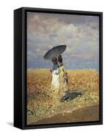 A Field of Wheat-Giuseppe De Nittis-Framed Stretched Canvas