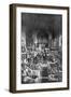 A Field Station at the Front, in the Nave of a Rural Church, World War I, 1915-null-Framed Giclee Print