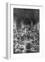 A Field Station at the Front, in the Nave of a Rural Church, World War I, 1915-null-Framed Giclee Print