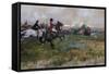 A Field Well in Hand-Gilbert Holiday-Framed Stretched Canvas