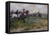 A Field Well in Hand-Gilbert Holiday-Framed Stretched Canvas