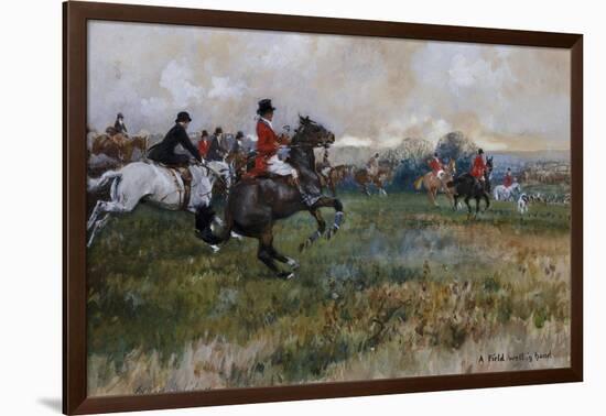 A Field Well in Hand-Gilbert Holiday-Framed Giclee Print