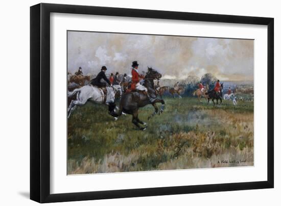 A Field Well in Hand-Gilbert Holiday-Framed Giclee Print