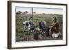 "A Field Wireless in Operation, Signal Corps, USA", 1916-null-Framed Giclee Print