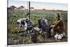 "A Field Wireless in Operation, Signal Corps, USA", 1916-null-Stretched Canvas