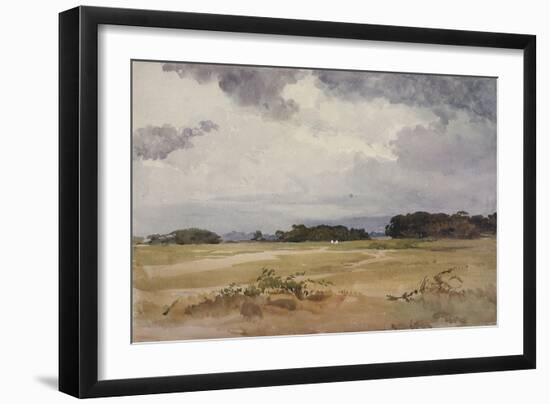 A Field with Groups of Trees, 19Th Century;-John Absolon-Framed Premium Giclee Print