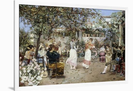 A Fiesta on a Sevillan Terrace, 1891-Jose Gallegos Y Arnosa-Framed Giclee Print