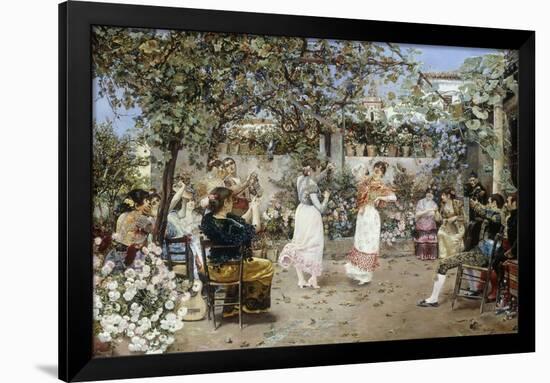 A Fiesta on a Sevillan Terrace, 1891-Jose Gallegos Y Arnosa-Framed Giclee Print