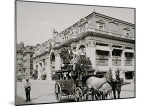 A Fifth Avenue Stage, New York-null-Mounted Photo