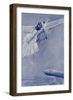 A Fight for the Mastery of the Air-null-Framed Giclee Print