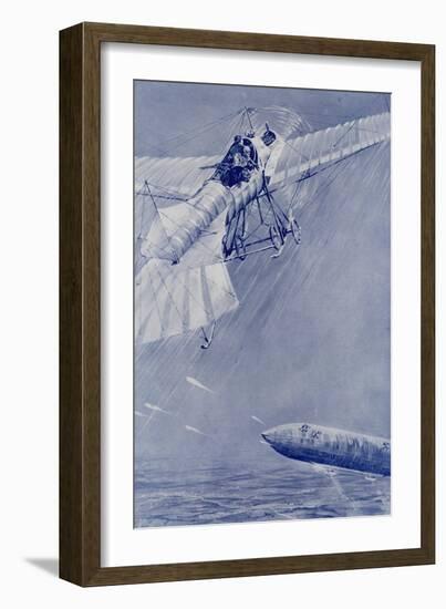 A Fight for the Mastery of the Air-null-Framed Giclee Print