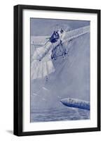 A Fight for the Mastery of the Air-null-Framed Giclee Print