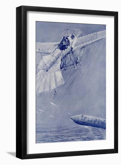 A Fight for the Mastery of the Air-null-Framed Giclee Print