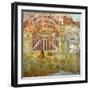 A Fight in the Amphitheatre, 59 Ad, Battle Between Citizens of Pompeii and Neceria-null-Framed Giclee Print