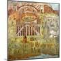 A Fight in the Amphitheatre, 59 Ad, Battle Between Citizens of Pompeii and Neceria-null-Mounted Giclee Print