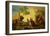 A Fight Outside the New Tavern Cartoon for a Tapestry; 1777-Suzanne Valadon-Framed Giclee Print