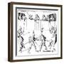 A Fight to the Death, 15th Century-null-Framed Premium Giclee Print