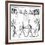 A Fight to the Death, 15th Century-null-Framed Giclee Print