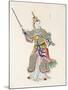 A Figure Brandishing Swords-null-Mounted Giclee Print